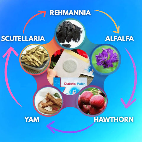 GlucoCare™ Blood Magnetic Sugar control foot Patches (Pack of 10)